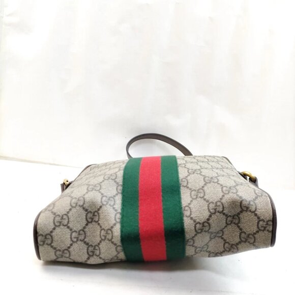 Gucci Shoulder Bag Brown PVC 760-032825 - Picture 5 of 14